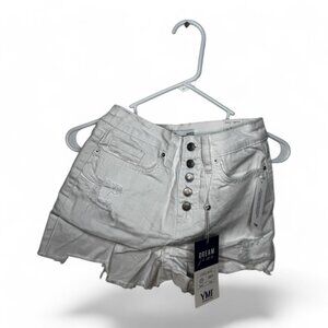 Dream Jean YMI White High Rise Shorts - Size 3/26
